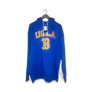 UCLA (BRUINS) "CHAMPION BRAND" MENS HOODED SWEATSHIRT (XXL) NWT BLUE RARE!